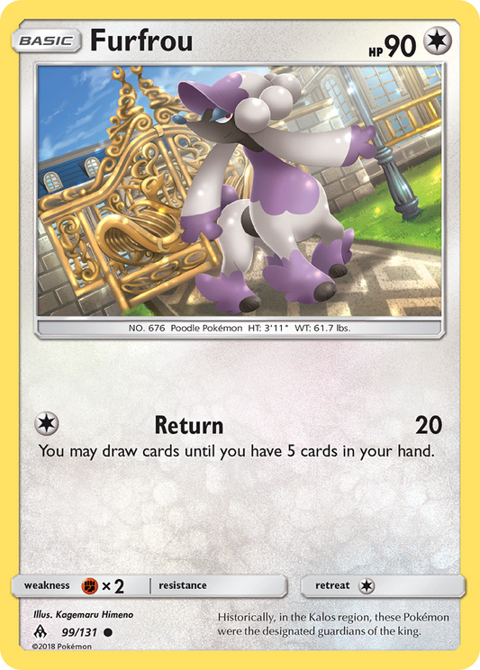 Furfrou - 99/131 - Normal - NM - Common - Forbidden Light