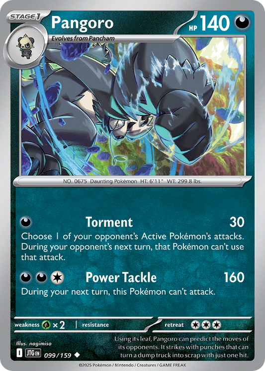 Pangoro - 99/159 - Normal - NM - Uncommon - Journey Together