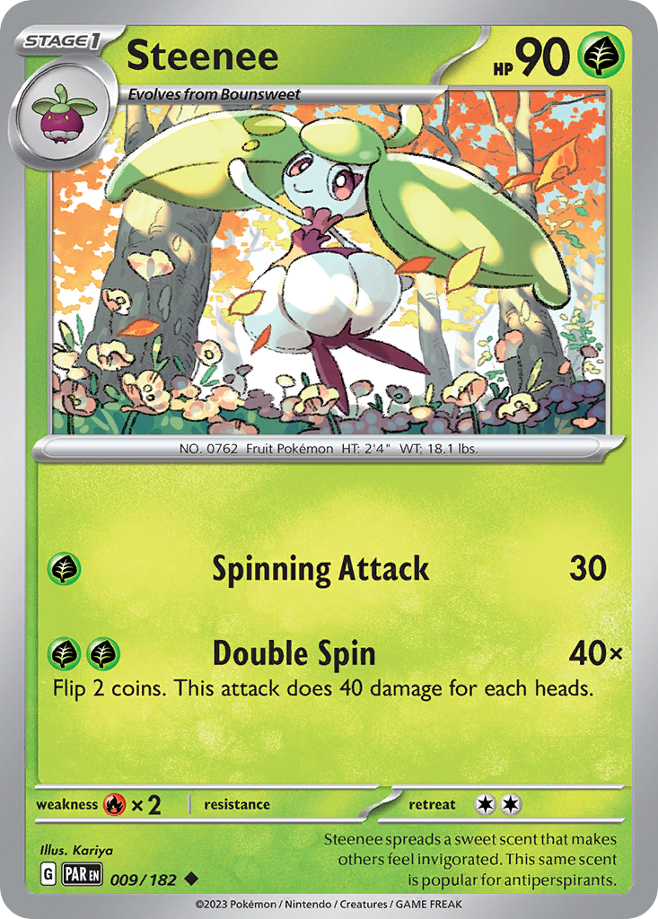 Steenee - 9/182 - Normal - NM - Uncommon - Paradox Rift