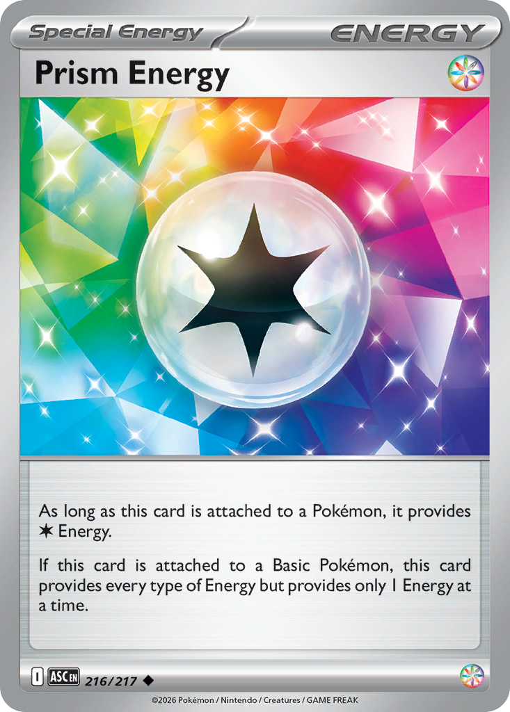 Prism Energy - 216/217 - Reverse Holofoil - NM - Uncommon - Ascended Heroes