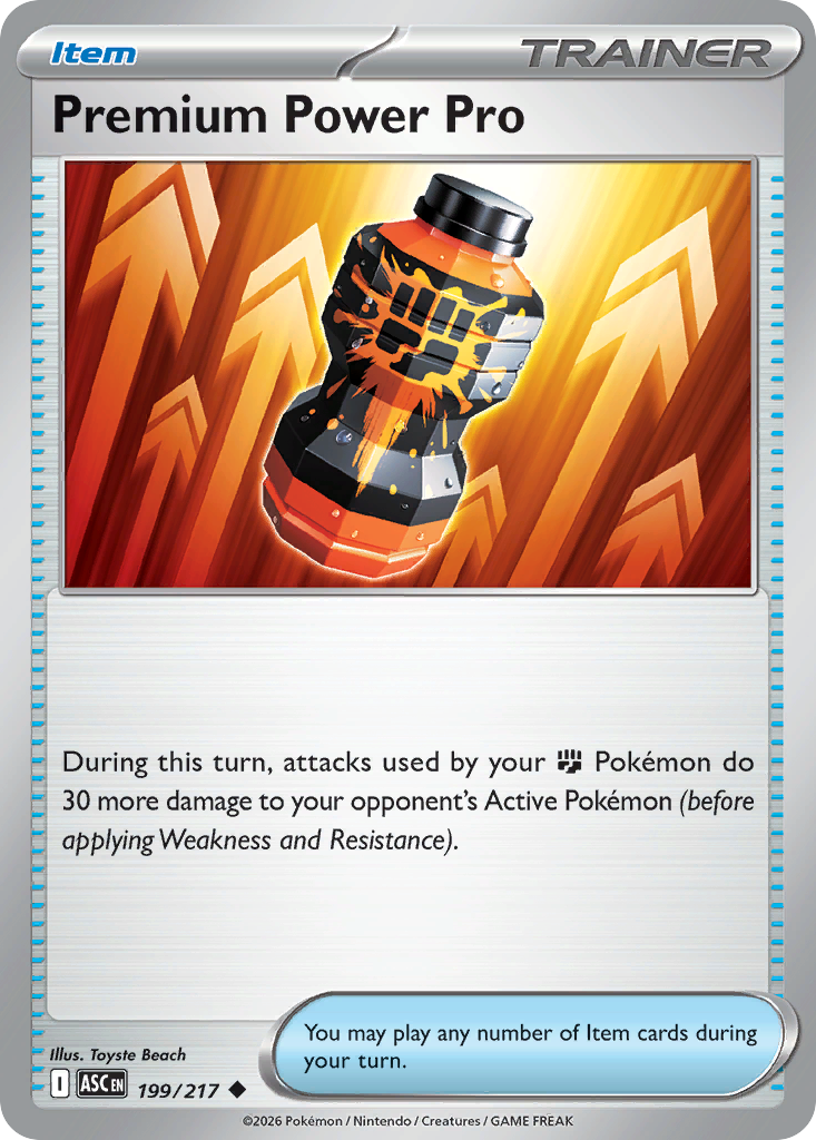 Premium Power Pro - 199/217 - Normal - NM - Uncommon - Ascended Heroes