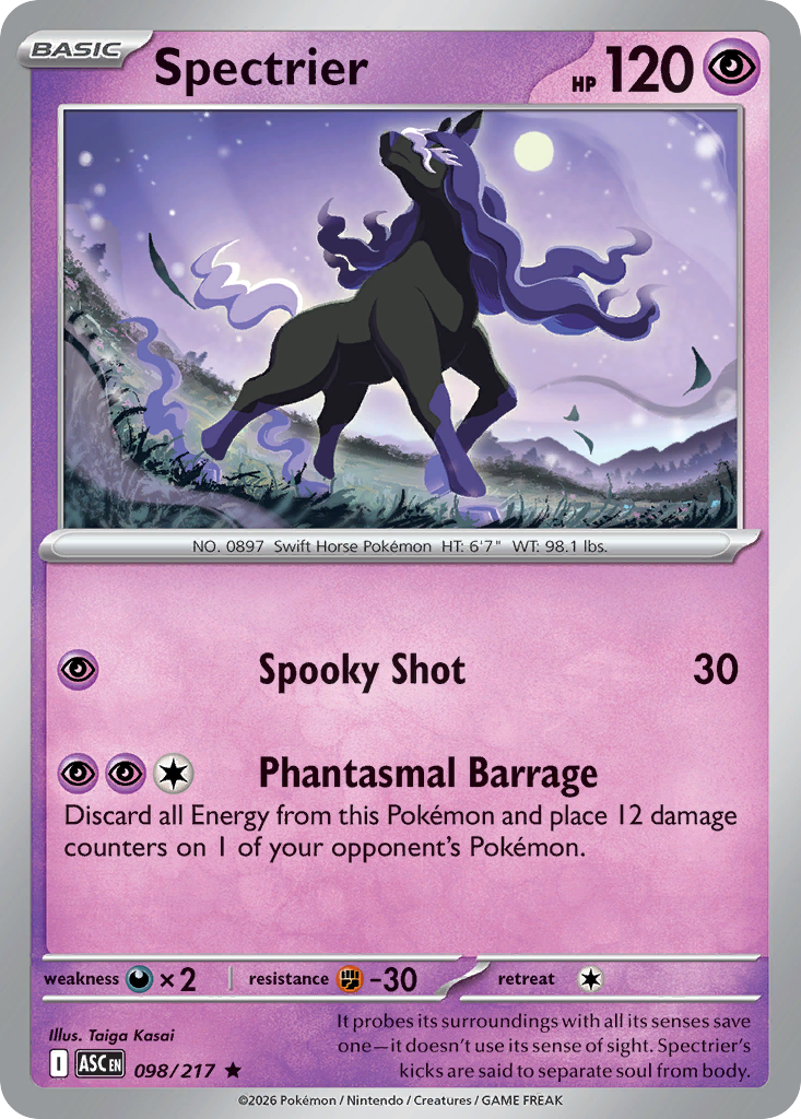 Spectrier - 98/217 - Holofoil - NM - Rare - Ascended Heroes